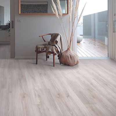 wood look laminate flooring in hallway